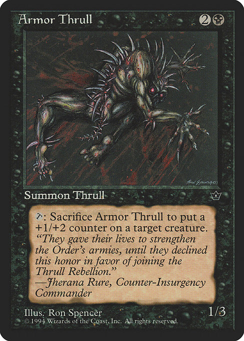 Armor Thrull (Fallen Empires #33b)