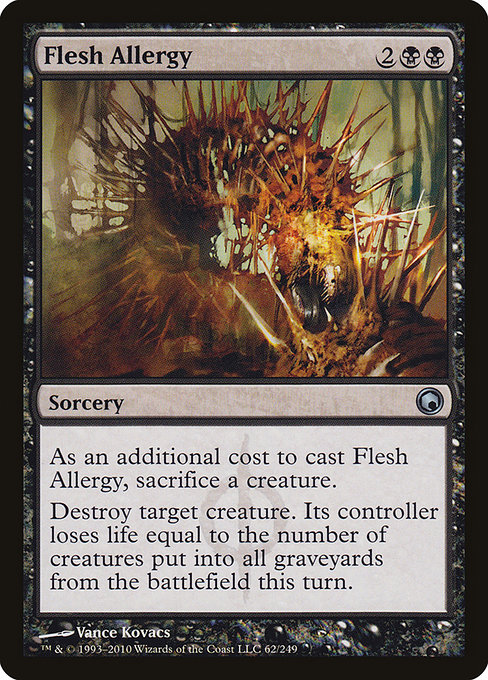 Flesh Allergy (Scars of Mirrodin #62)