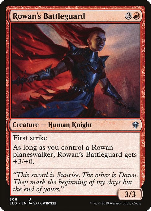 Rowan's Battleguard (Throne of Eldraine #306)