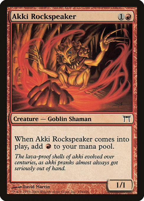 Akki Rockspeaker (Champions of Kamigawa #154)