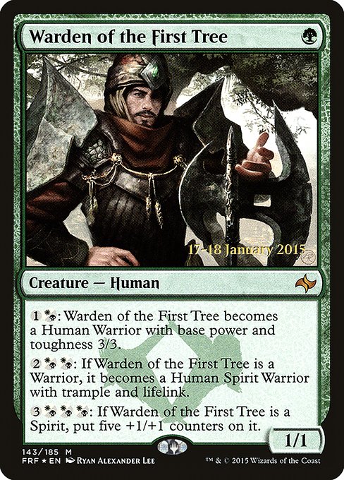 Warden of the First Tree (Fate Reforged Promos #143s)