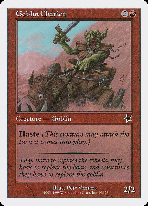 Chariot gobelin|Goblin Chariot