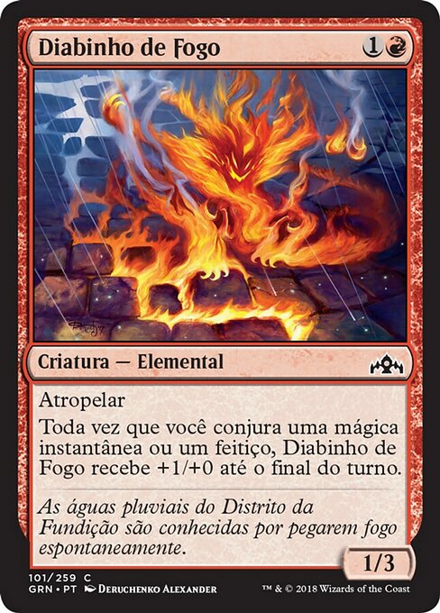 Fire Urchin (Guilds of Ravnica #101)