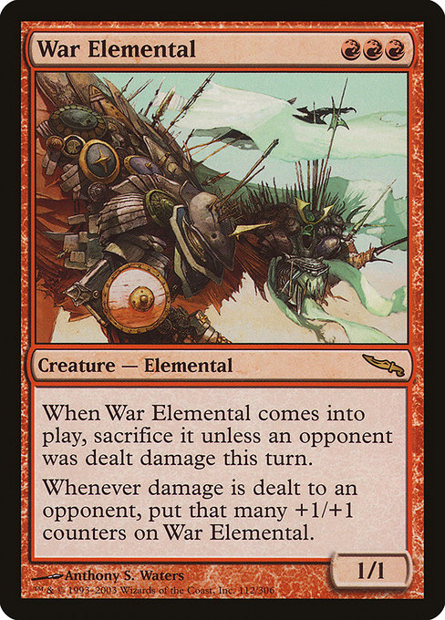 War Elemental (Mirrodin #112)