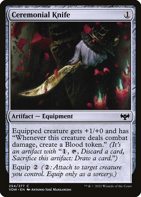 Ceremonial Knife (Innistrad: Crimson Vow #254)