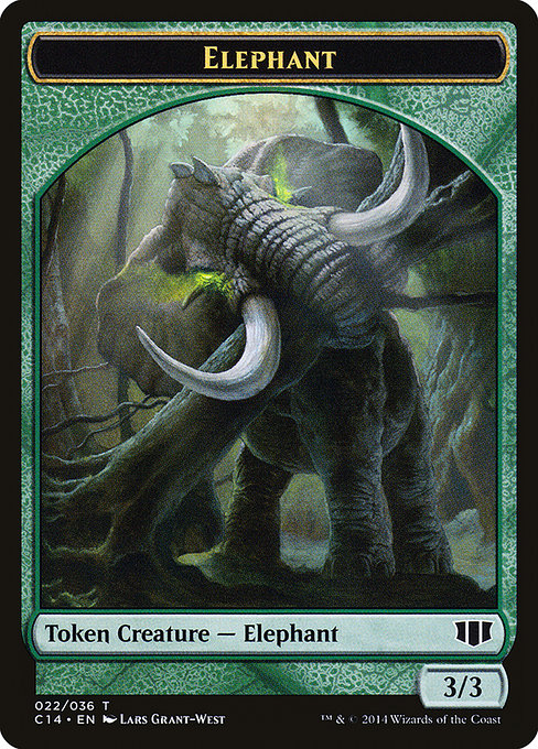 Elephant (Commander 2014 Tokens #22)