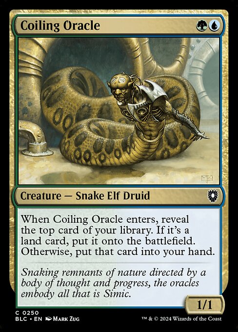 Coiling Oracle (Bloomburrow Commander)