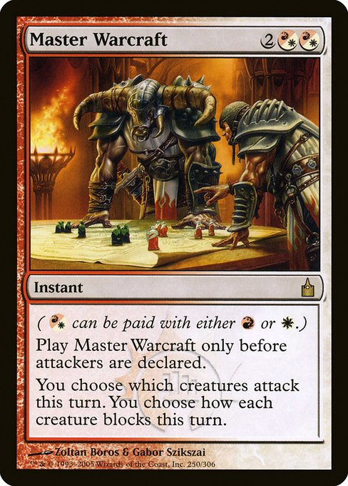 Master Warcraft card image