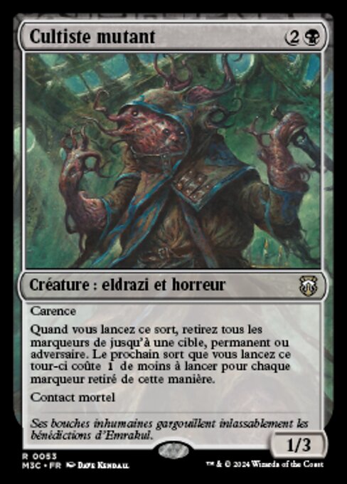 Mutated Cultist (Modern Horizons 3 Commander #53)