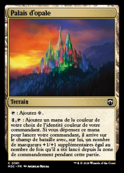 Opal Palace (Modern Horizons 3 Commander #361)