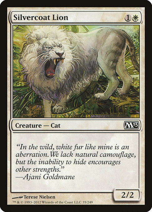 Lion à fourrure argentée|Silvercoat Lion