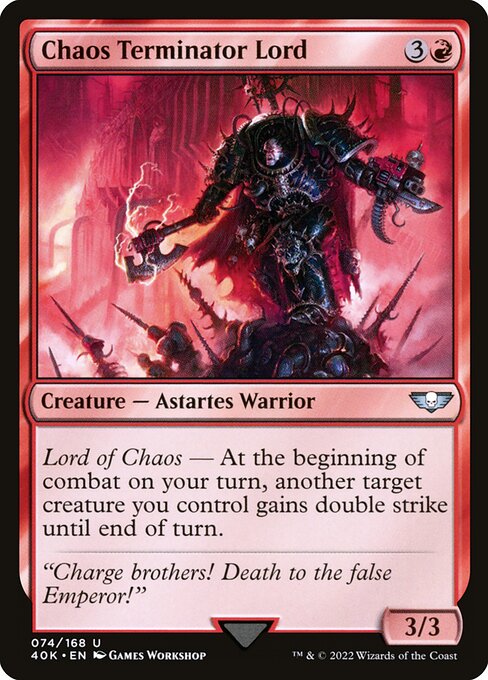 Chaos Terminator Lord card image