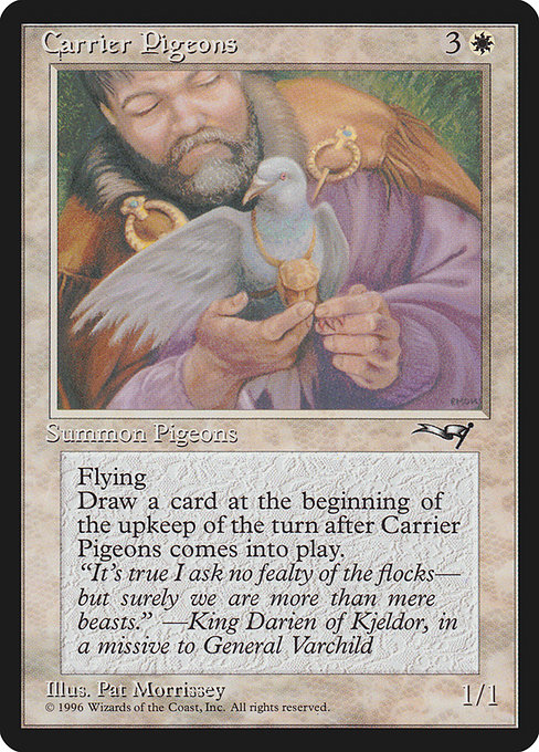 Carrier Pigeons card image