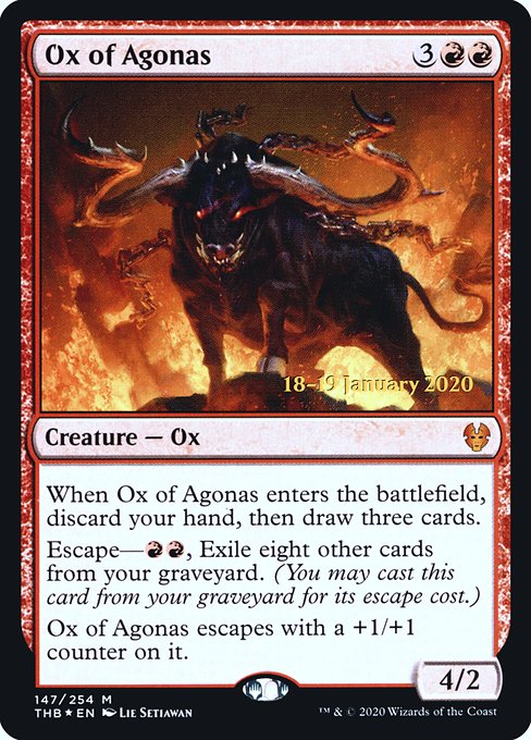 Ox of Agonas (Theros Beyond Death Promos #147s)