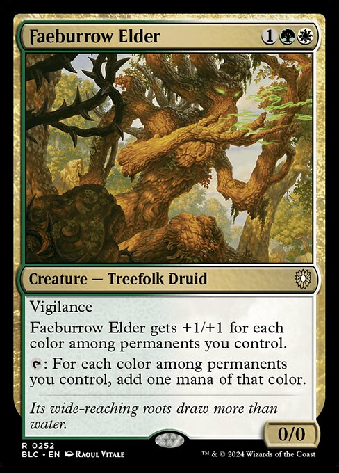 Faeburrow Elder (Bloomburrow Commander #252)