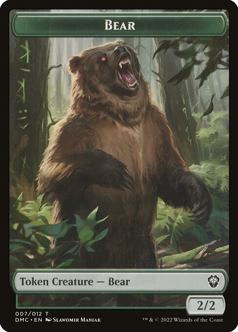 Bear (Dominaria United Commander Tokens #7)