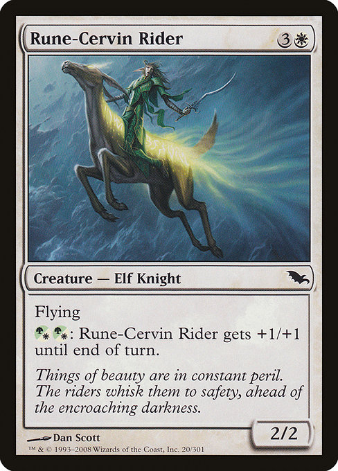 Rune-Cervin Rider (Shadowmoor #20)