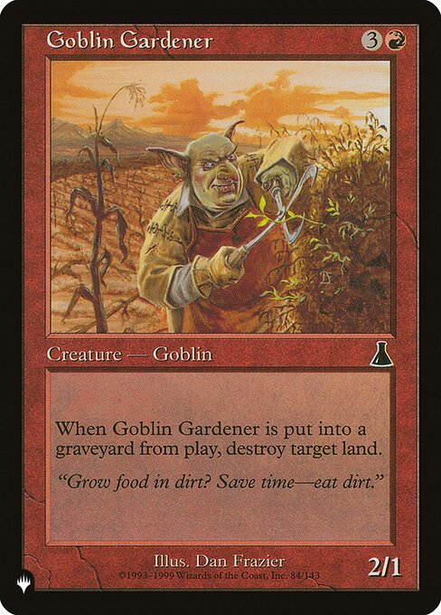 Goblin Gardener (The List #UDS-84)