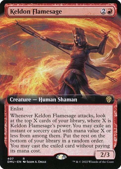 Keldon Flamesage (Dominaria United #407)