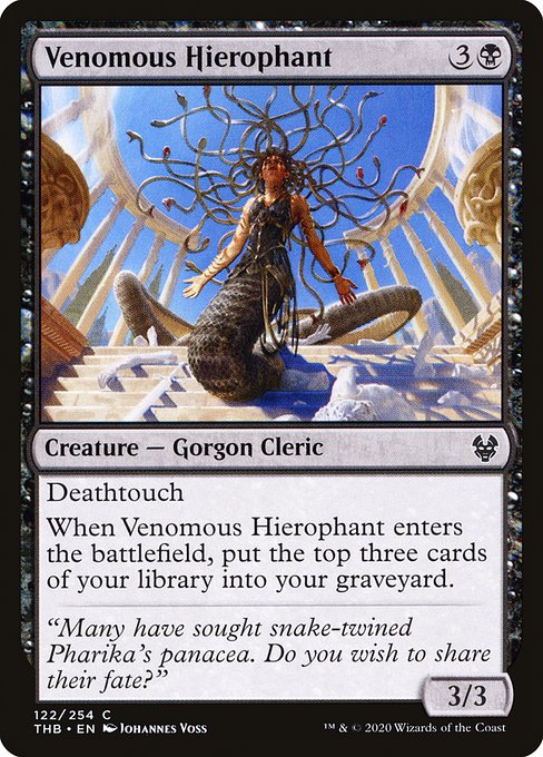 Venomous Hierophant card image