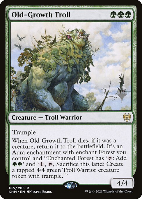 Old-Growth Troll (Kaldheim Promos #185p)