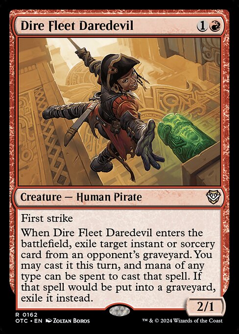 Dire Fleet Daredevil (Outlaws of Thunder Junction Commander #162)