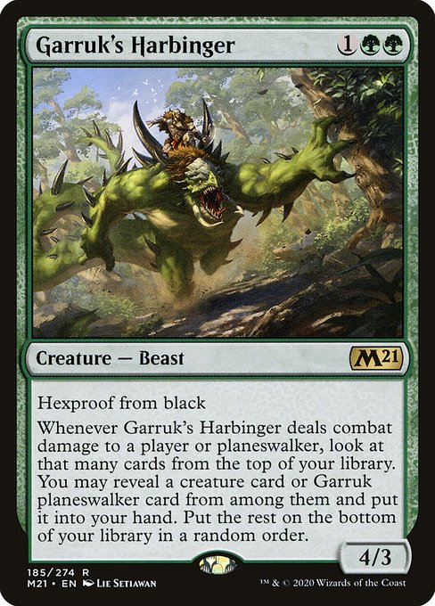 Garruk's Harbinger (m21) 185 Garruk's Harbinger (m21) 185