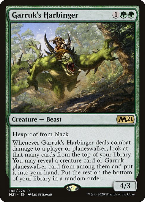 Garruk's Harbinger (m21) 185