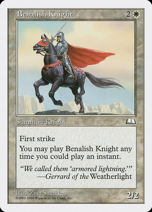 Chevalier bénalian|Benalish Knight
