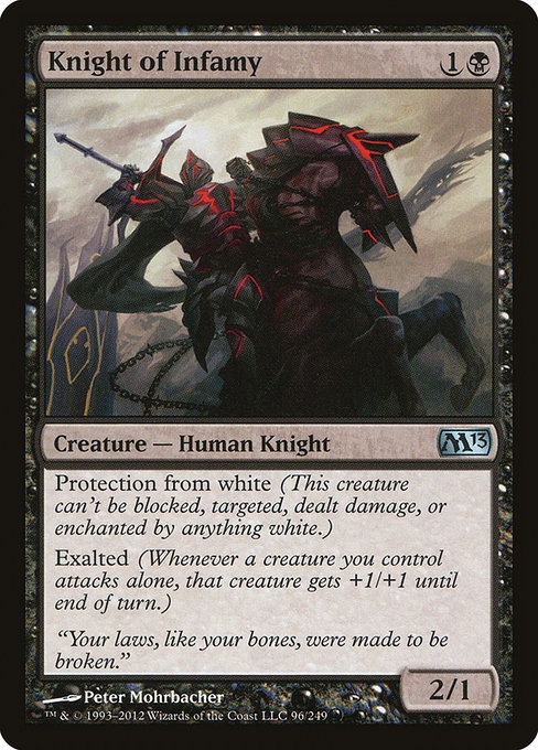Knight of Infamy (Magic 2013 #96)