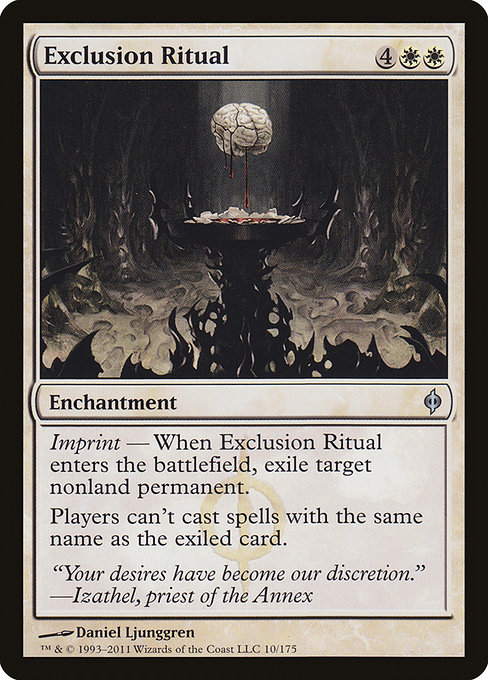 Exclusion Ritual (New Phyrexia #10)