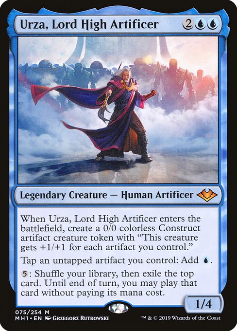Urza, Lord High Artificer (mh1) 75 Urza, Lord High Artificer (mh1) 75