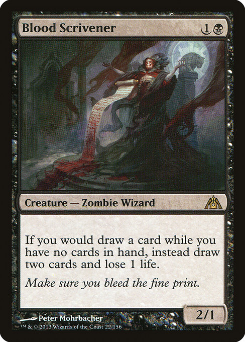 Blood Scrivener card image