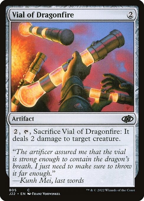 Vial of Dragonfire (Jumpstart 2022 #805)