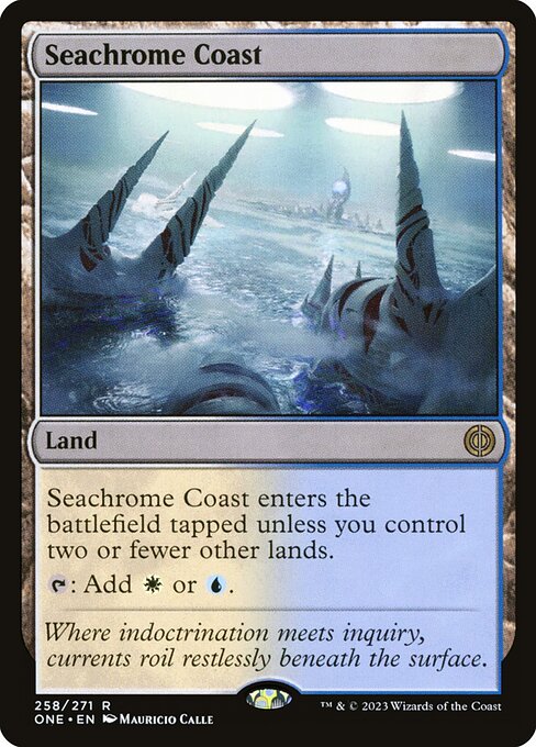 Seachrome Coast (Phyrexia: All Will Be One #258)