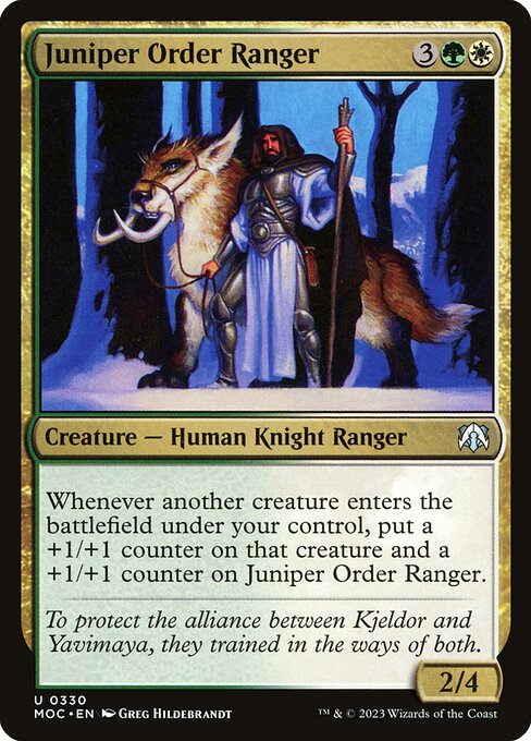 Juniper Order Ranger (March of the Machine Commander #330)