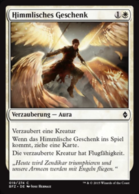 Angelic Gift (Battle for Zendikar #19)