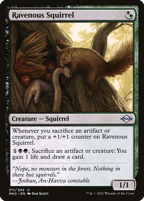 Ravenous Squirrel card image