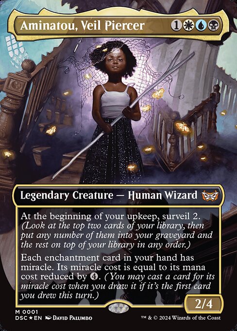 Aminatou, Veil Piercer (Duskmourn: House of Horror Commander #1)