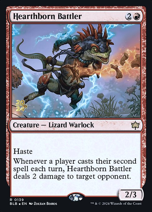 Hearthborn Battler (Bloomburrow Promos #139s)