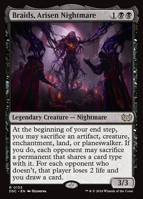 Braids, Arisen Nightmare card