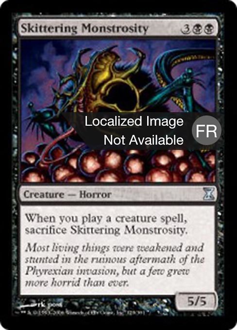 Skittering Monstrosity (Time Spiral #129)
