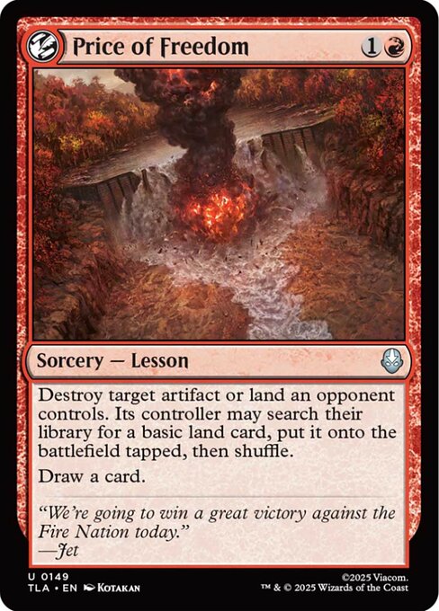 Price of Freedom magic the gathering card art