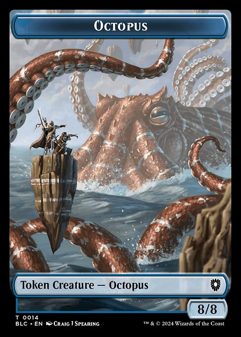 Octopus (Bloomburrow Commander Tokens #14)