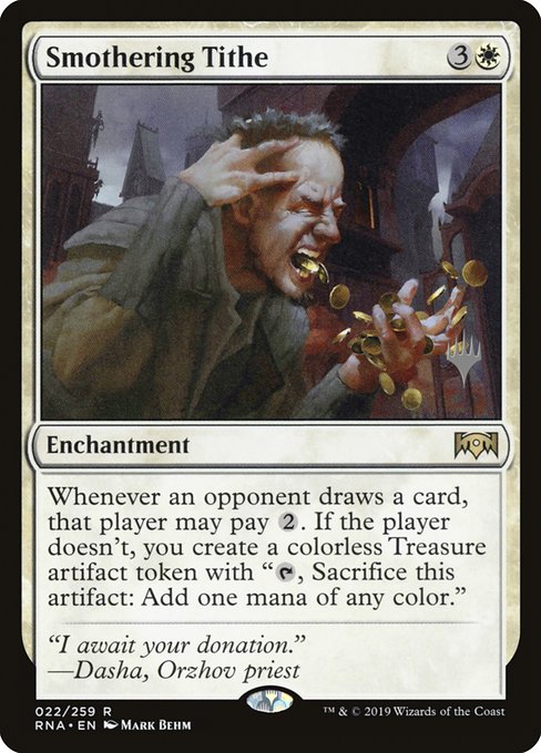 Smothering Tithe (Ravnica Allegiance Promos #22p)