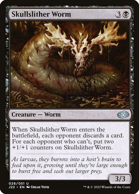 Skullslither Worm card image