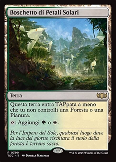 Boschetto di Petali Solari