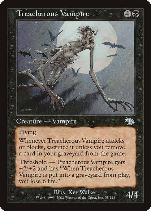 Treacherous Vampire card image