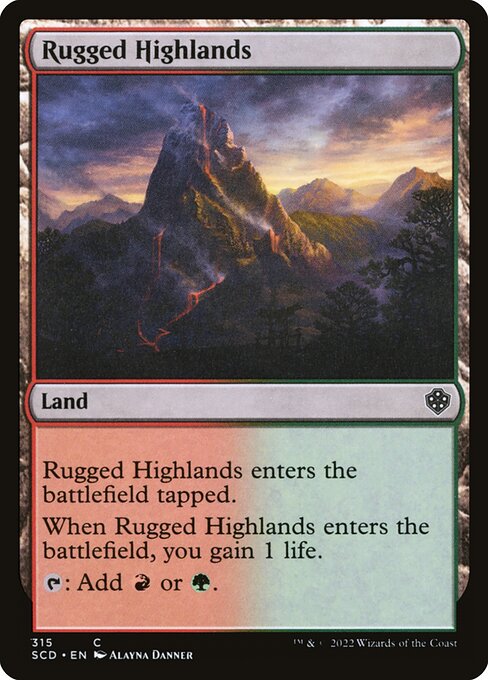 Rugged Highlands (Starter Commander Decks #315)