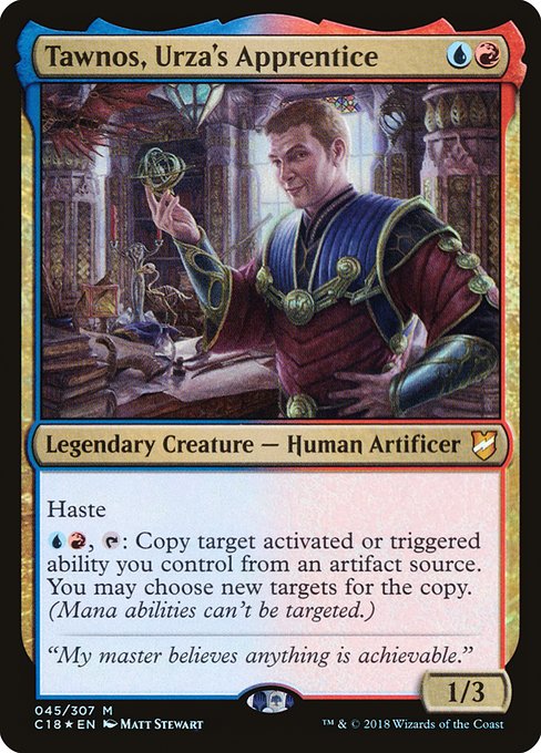 Tawnos, Urza's Apprentice (Commander 2018 #45)